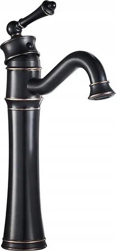 REA-B0227 - Смесител за мивка VINTAGE OLD, 31 см, черен
