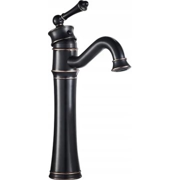 REA-B0227 - Смесител за умивалник VINTAGE OLD RETRO 31 см черен