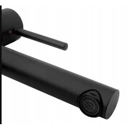 REA-B0229 - Смесител за мивка TESS 31,5 см черен