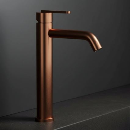 REA-B0971 - Смесител за умивалник ONTARIO 30 см с четкан меден финиш