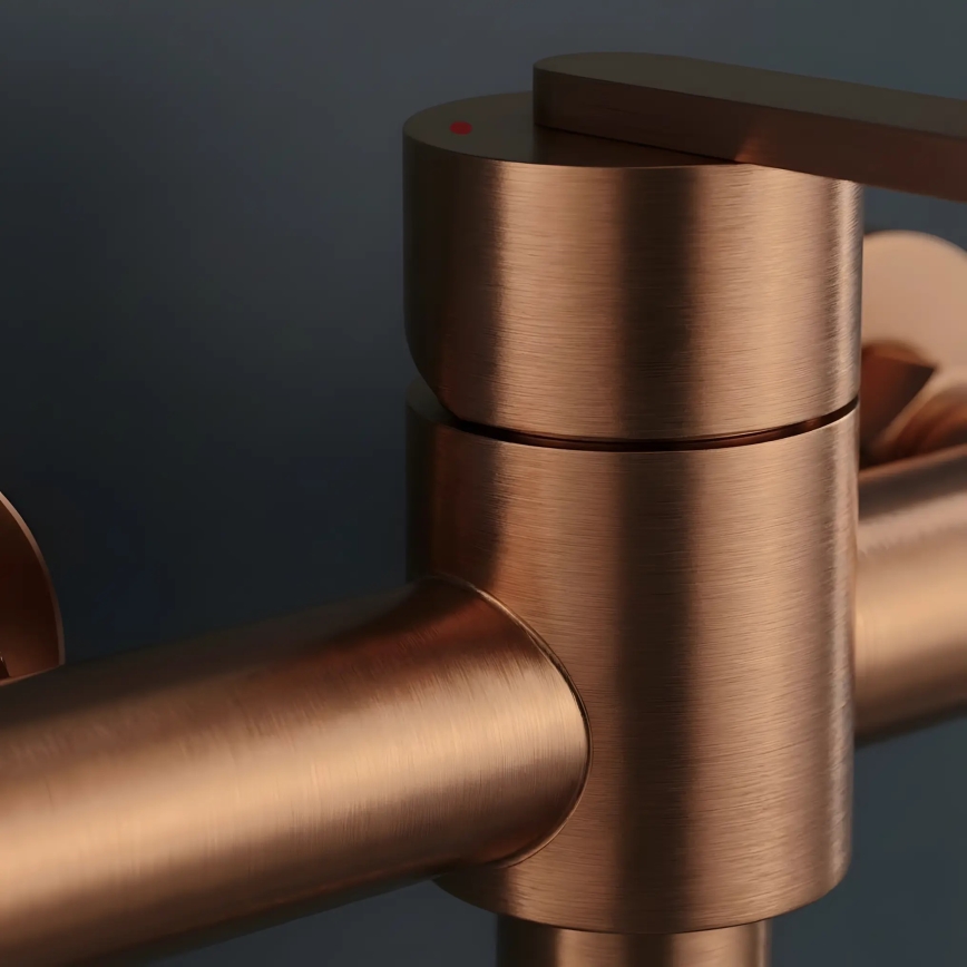 REA-B0974 - Душ комплект с смесител ONTARIO, меден