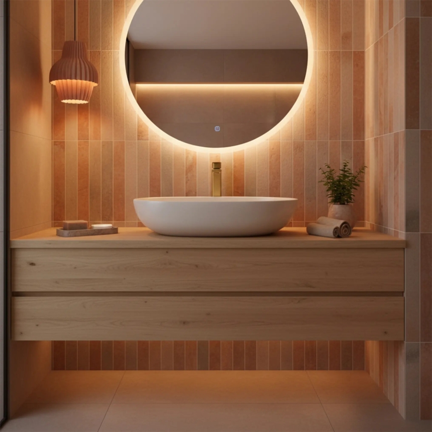 REA-B0977 - Смесител за умивалник ARLO 30 см, четкано злато