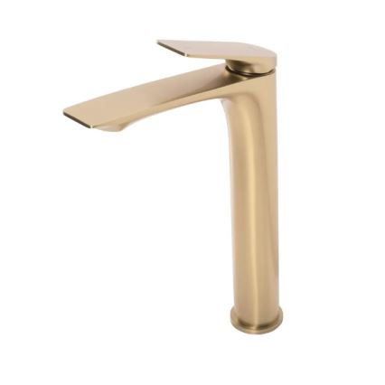REA-B2705 - Смесител за умивалник AVALON 30 cm с матово златно покритие