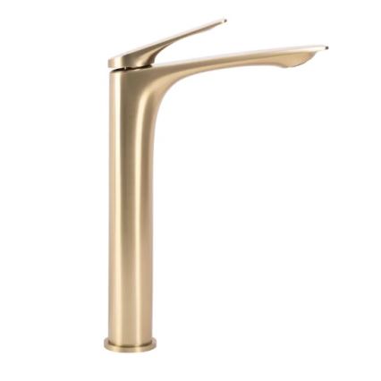 REA-B2705 - Смесител за умивалник AVALON 30 cm с матово златно покритие