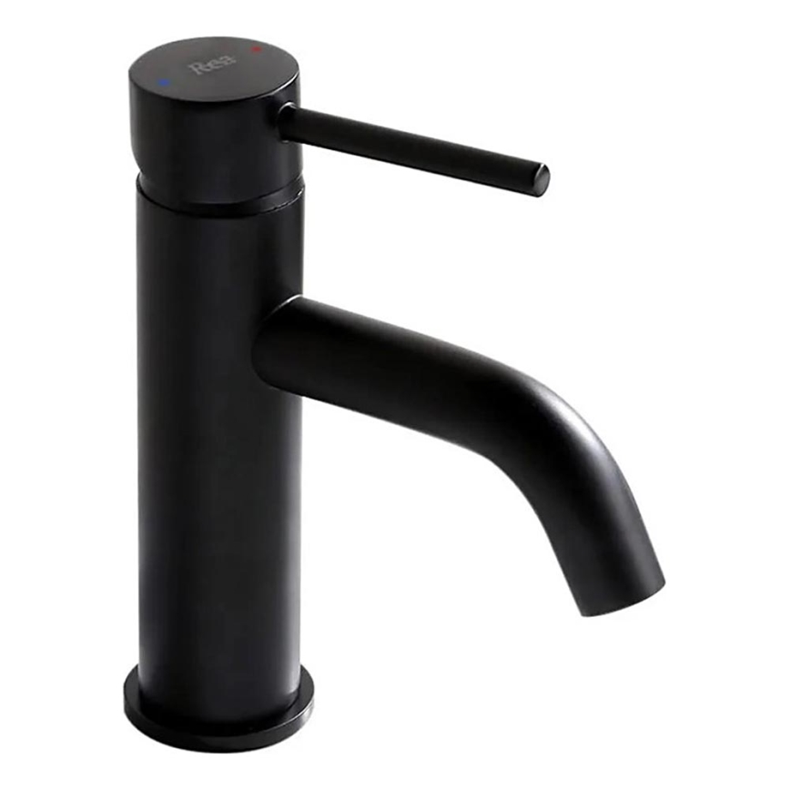 REA-B4102 - Смесител за мивка LUNGO 16,5 см, черен