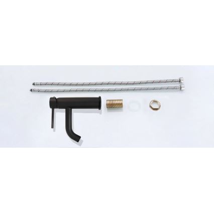 REA-B4102 - Смесител за мивка LUNGO 16,5 см, черен