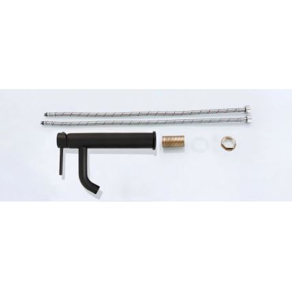 REA-B4103 - Смесител за умивалник LUNGO 28 см черен