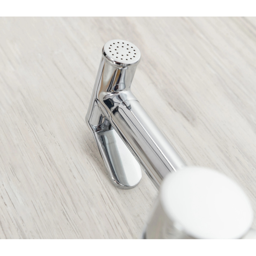 REA-B4106 - Смесител за биде с ръчен душ за вграждане LUNGO лъскав хром