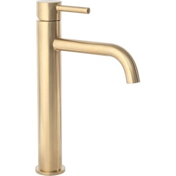 REA-B4526 - Смесител за умивалник LUNGO 28 cm четкано злато