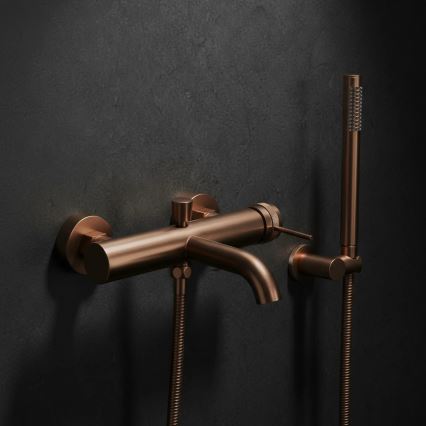 REA-B4567 - Комплект за вана LUNGO, четкан мед