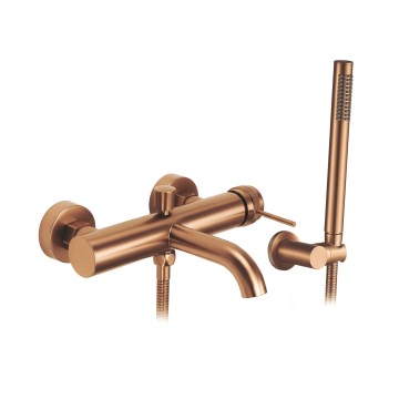 REA-B4567 - Комплект за вана LUNGO, четкана мед