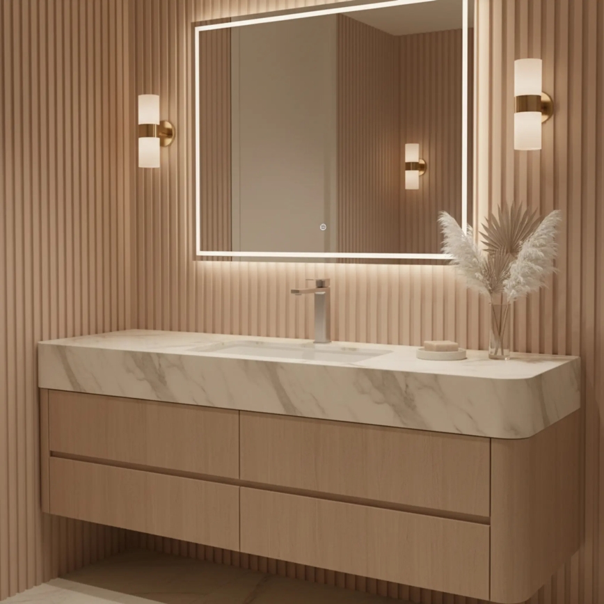 REA-B4588 - Смесител за умивалник ARLO 30 см никел