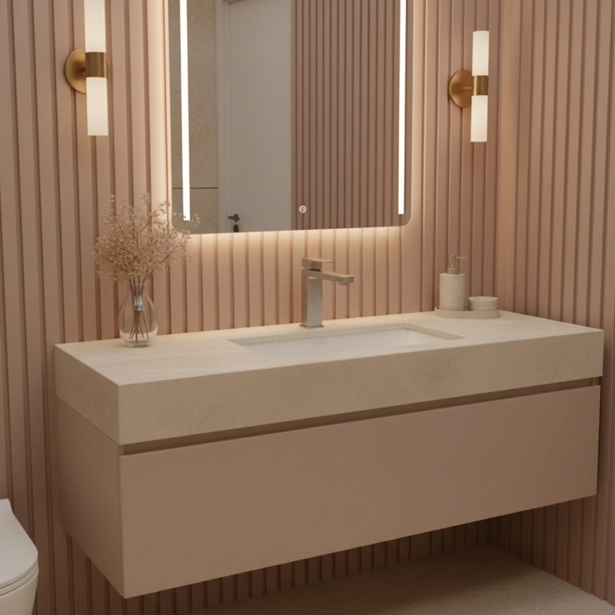 REA-B4589 - Смесител за умивалник ARLO 17 см никел