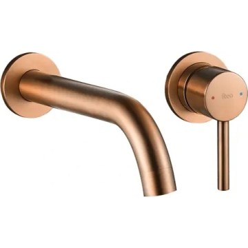 REA-B4600 - Смесител за умивалник за вграждане LUNGO, четкан мед