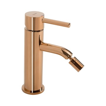 REA-B4700 - Смесител за биде LUNGO 17 cm розово-златен