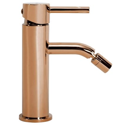 REA-B4700 - Смесител за биде LUNGO 17 cm розово-златен