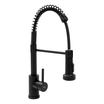 REA-B4820 - Смесител за мивка COLIN с изтегляща се душ глава, 42,5 cm, черен
