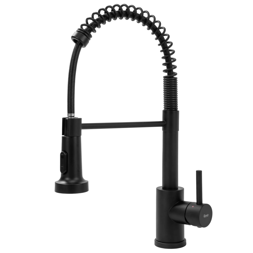 REA-B4820 - Смесител за мивка COLIN с изтегляща се душ глава, 42,5 cm, черен