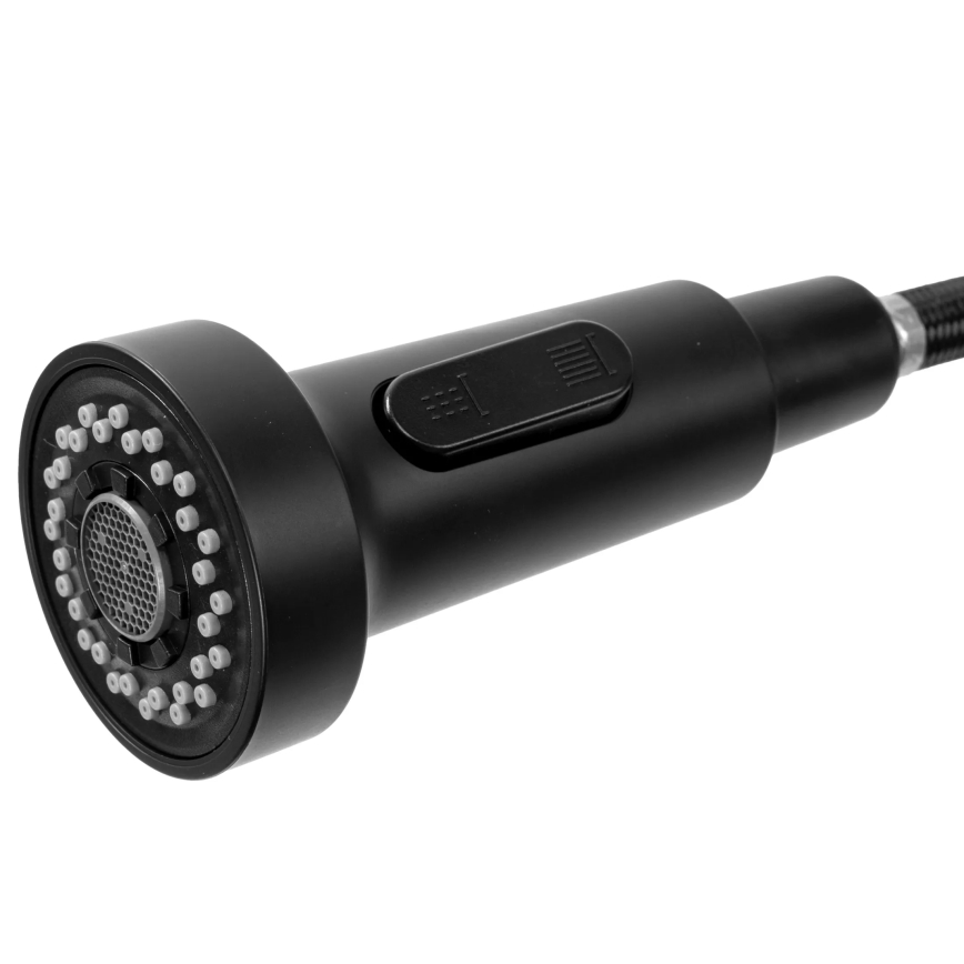 REA-B4820 - Смесител за мивка COLIN с изтегляща се душ глава, 42,5 cm, черен