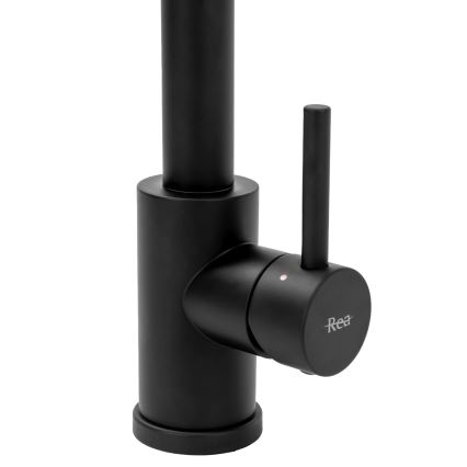 REA-B4820 - Смесител за мивка COLIN с изтегляща се душ глава, 42,5 cm, черен