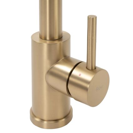 REA-B4821 - Смесител за мивка COLIN с изтеглящ се душ, 42,5 см, четкано злато