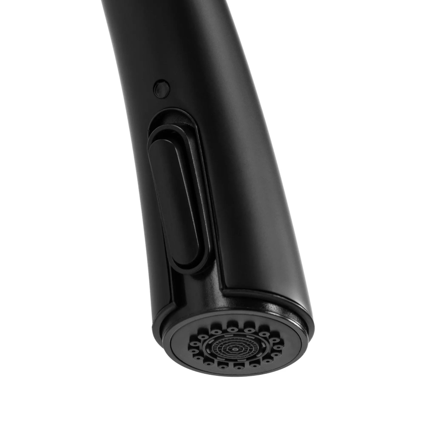 REA-B5313 - Смесител за мивка с изтегляща се лейка ROSS 43 cm черен