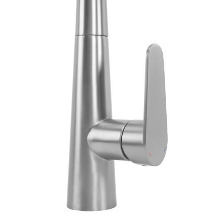 REA-B5314 - Смесител за мивка с изтеглящ се душ ROSS 43 см никел