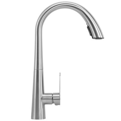 REA-B5314 - Смесител за мивка с изтеглящ се душ ROSS 43 см никел