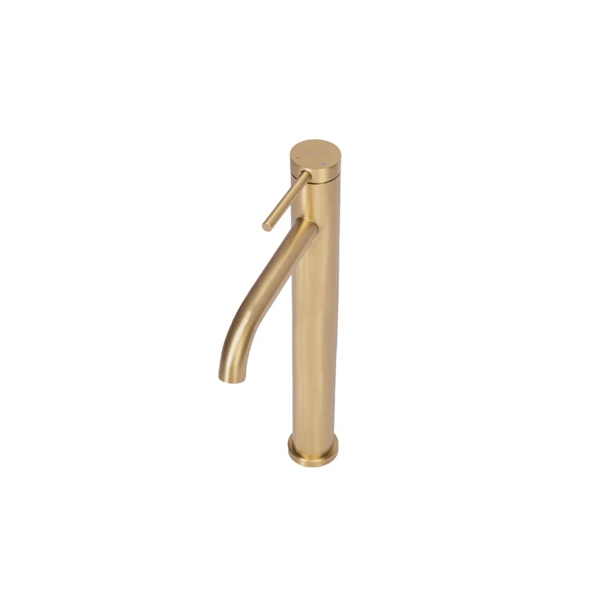REA-B5329 - Смесител за умивалник CLIF 29,5 cm, четкано златно покритие