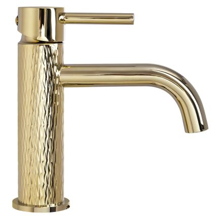 REA-B6322 - Смесител за умивалник LUNGO ART 16,5 cm златен