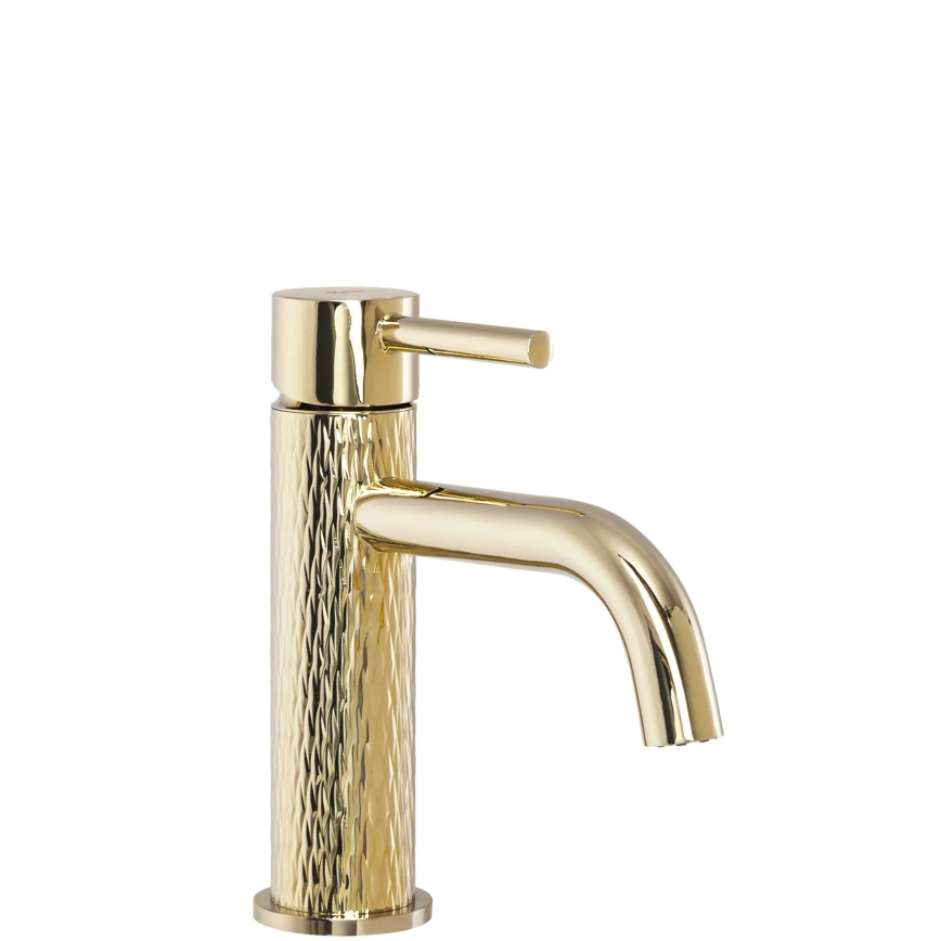 REA-B6322 - Смесител за умивалник LUNGO ART 16,5 cm златен