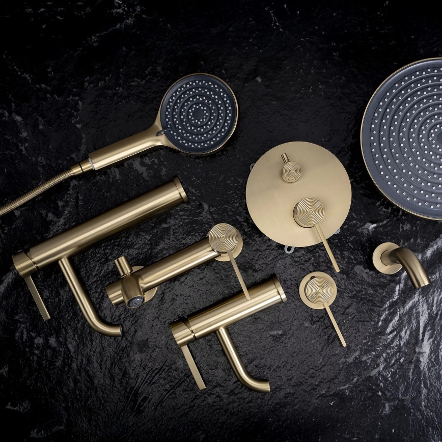 REA-B6444 - Смесител за мивка FOSTER 18,2 см златист