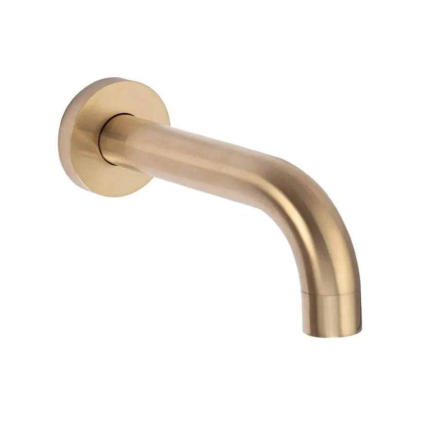 REA-B7503 - Комплект за вана с вграден смесител LUNGO, четкано злато