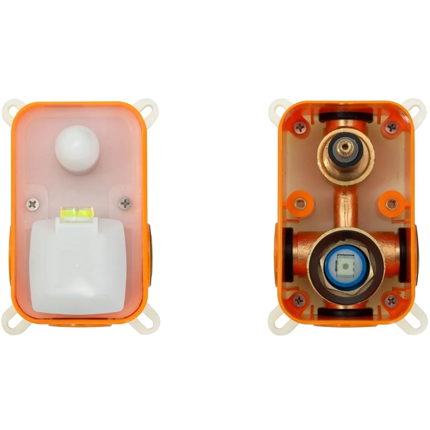 REA-B7503 - Комплект за вана с вграден смесител LUNGO, четкано злато