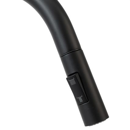 REA-B7564 - Смесител за мивка с изтеглящ се душ и филтър ECO FRESH, 37,5 см, матово черен