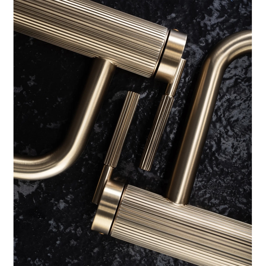 REA-B7802 - Смесител за умивалник ARGON 29,5 cm, с четкано златно покритие