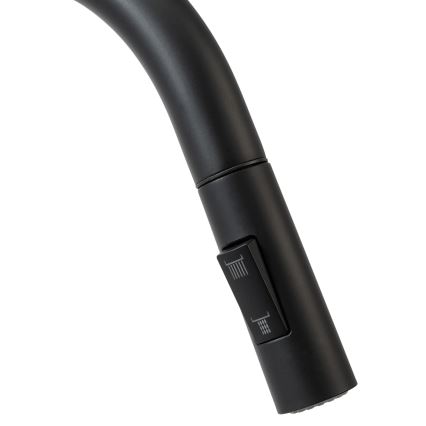 REA-B9147 - Смесител за мивка с изтеглящ се душ FRESH 39,5 см матово черен