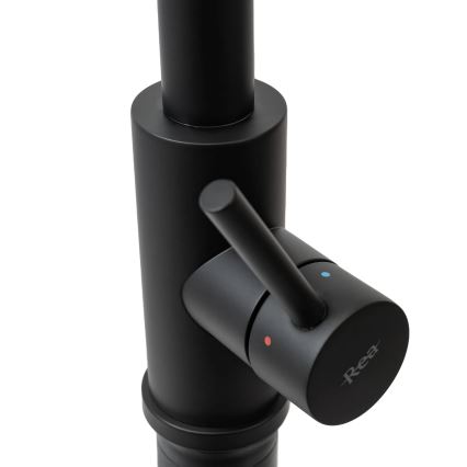 REA-B9147 - Смесител за мивка с изтеглящ се душ FRESH 39,5 см матово черен
