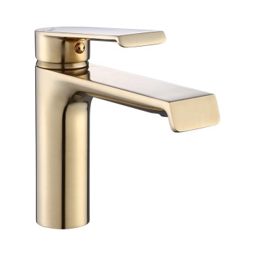 REA-B9969 - Смесител за умивалник HASS 15 см сатенирано злато