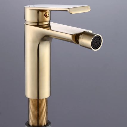 REA-B9970 - Смесител за биде HASS 14,5 cm, с четкано златно покритие