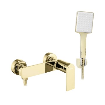 REA-B9984 - Душ комплект STORM със смесител, златисто покритие