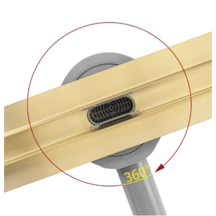 REA-G2714 - Дренажен улей NEOX SLIM 70 cm неръждаема стомана/четкано злато