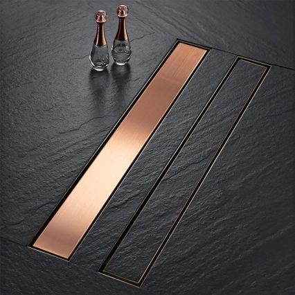 REA-G4801 - Дренажен канал NEOX PRO 70 cm четкана мед