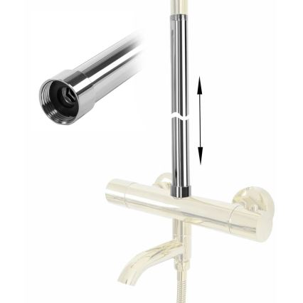 REA-K0881 - Удължителна тръба за душ/вана система 51,5 см, гланцов хром