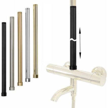 REA-K0891-Удължителен прът за душ/вана 51,5 см, четкано златно покритие