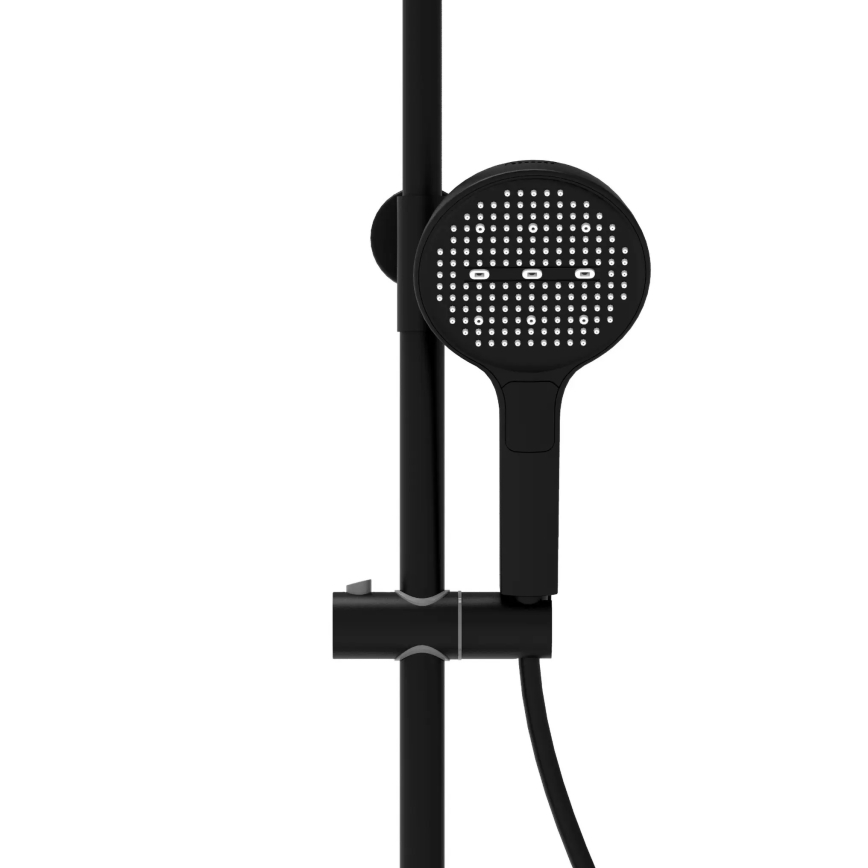 REA-P0360 - Комплект за душ с смесител CREO матово черно