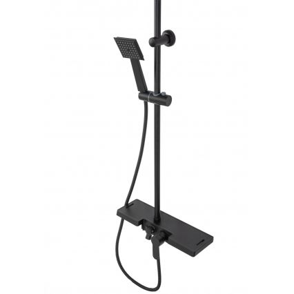 REA-P0636 - Комплект за душ BRAVO в матово черно