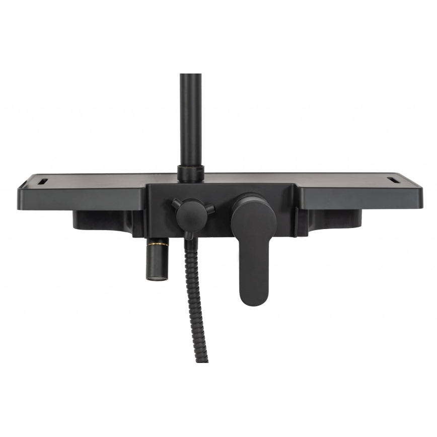 REA-P0636 - Комплект за душ BRAVO в матово черно