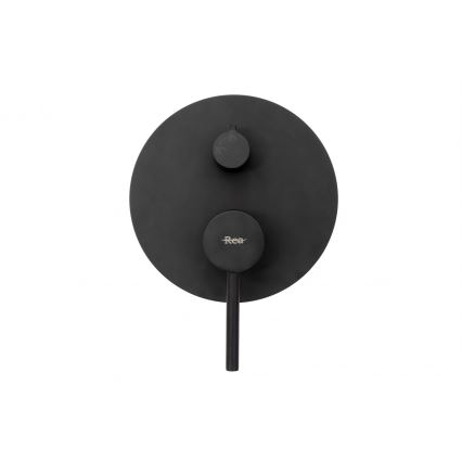 REA-P4100 - Душ комплект с вграден смесител LUNGO черен