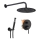 REA-P4100 - Душ комплект с вграден смесител LUNGO черен